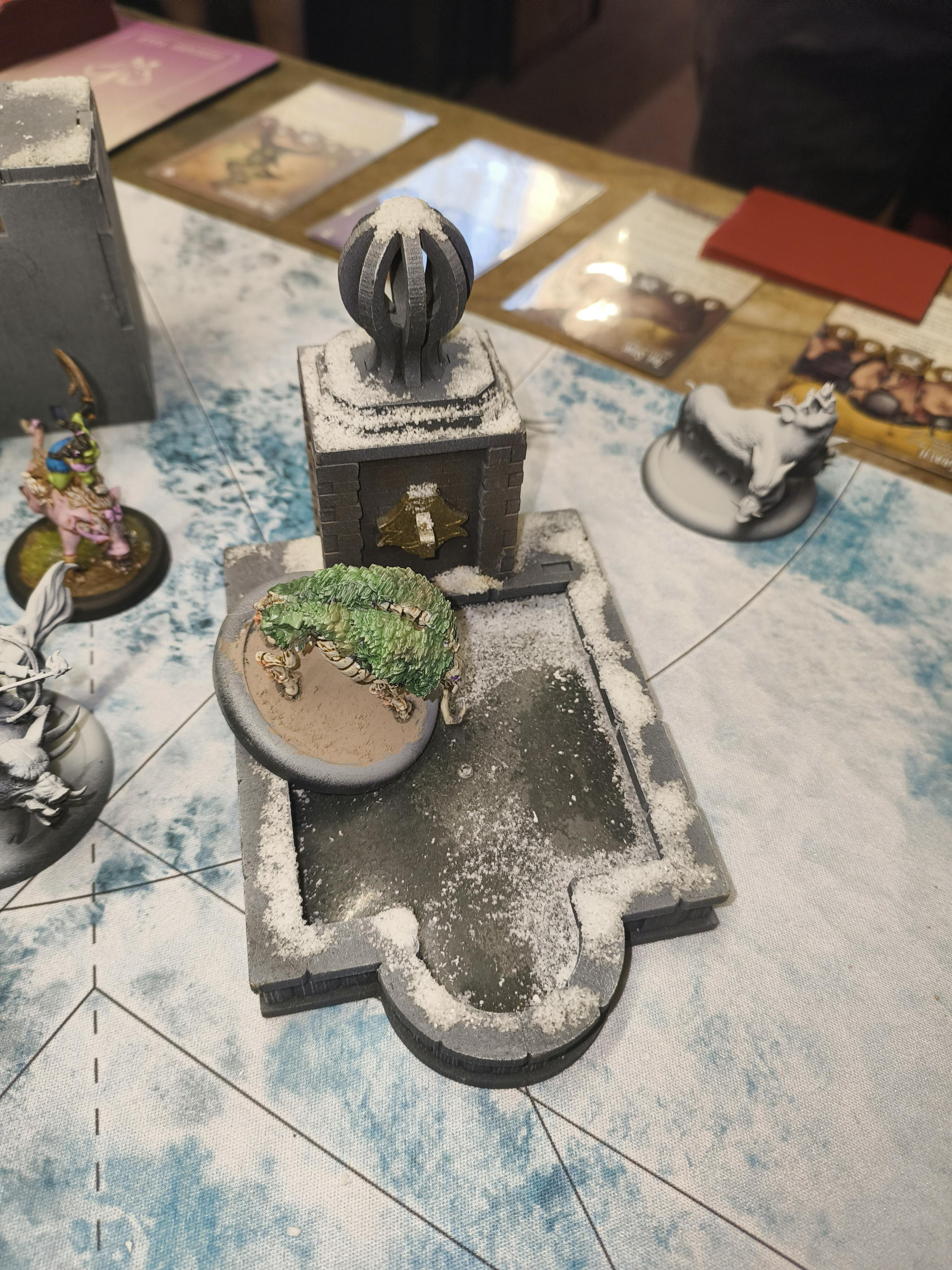 Erymanthian Boar drinking in some terrain.