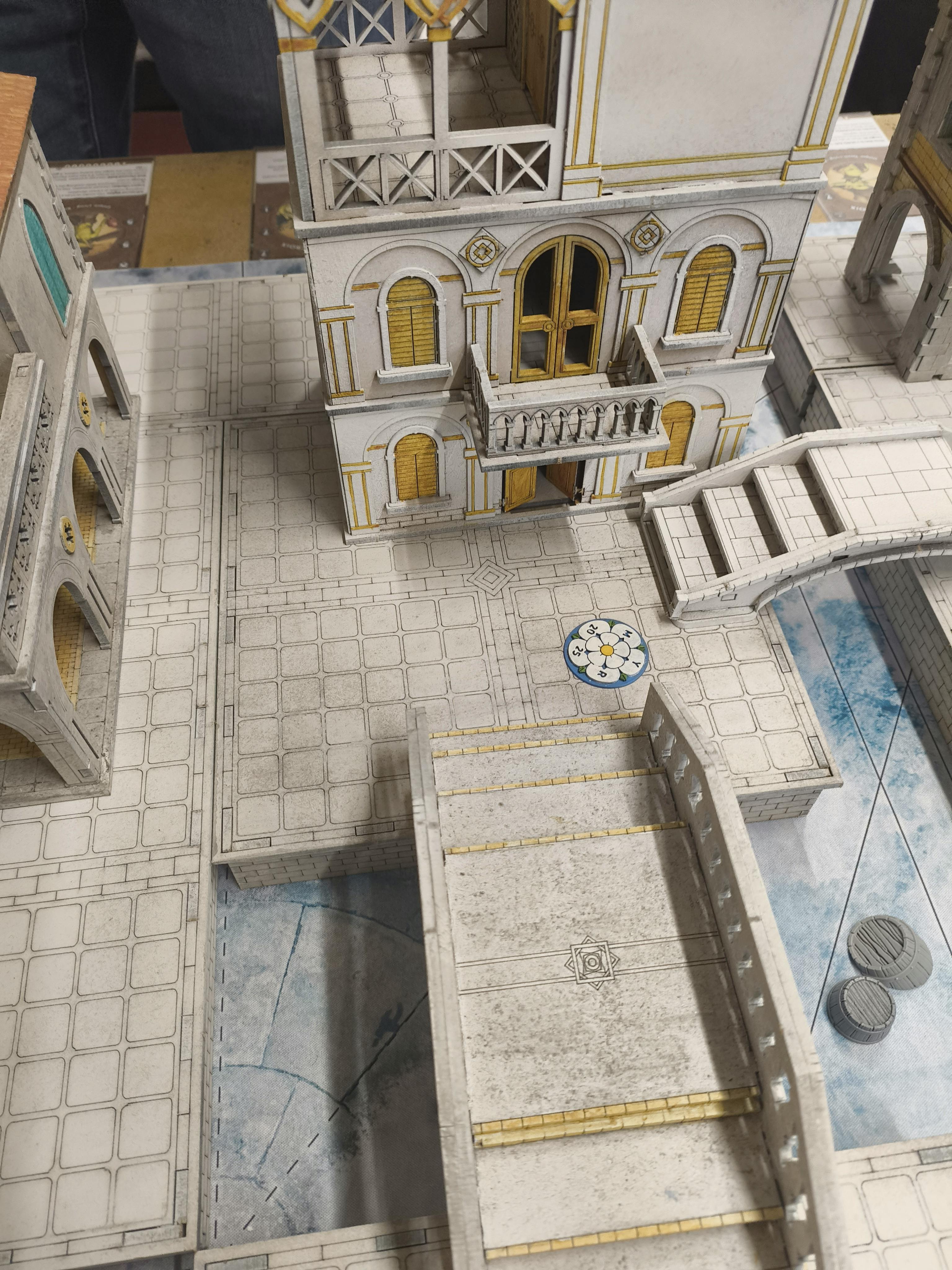 Venetian Board with a Strategy Marker with a Yorkshire Rose on