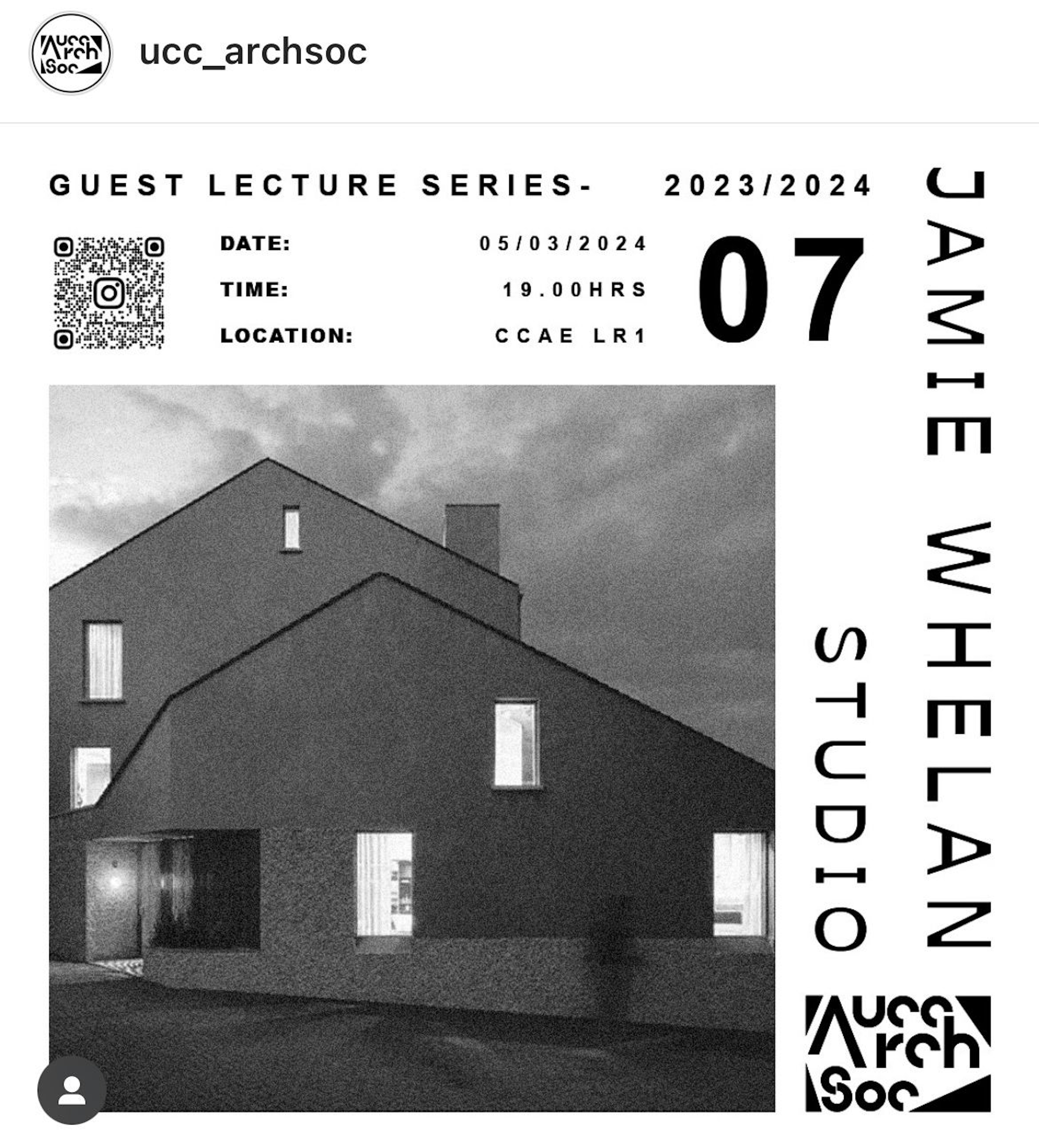 UCC lecture invitation