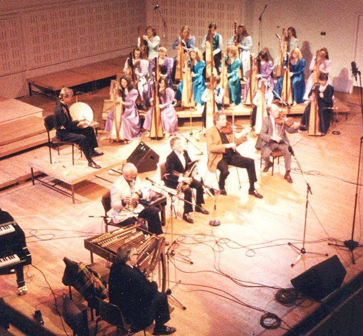 The Belfast Harp Orchestra, 1992 National Concert Hall Dublin with The Chieftains