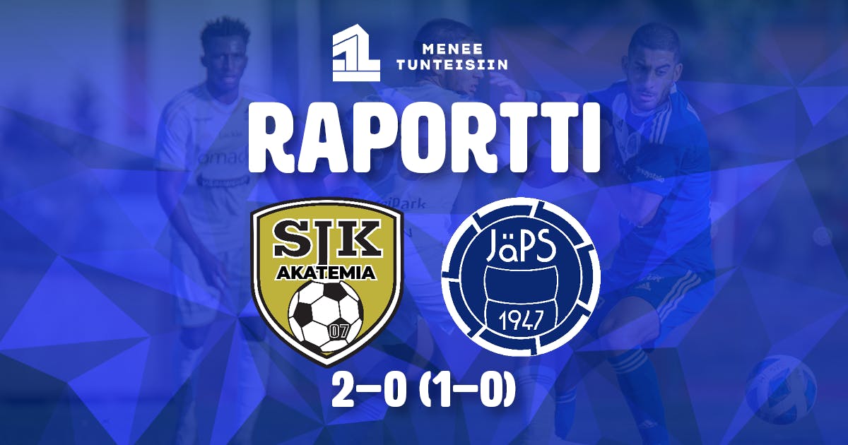 Raportti: SJK Akatemia 2-0 (1-0) JäPS