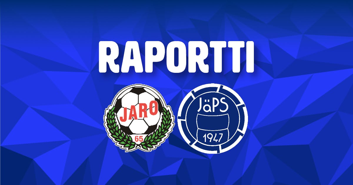 Raportti: FF Jaro 3–1 JäPS 