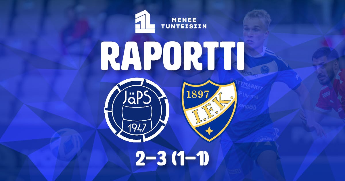Raportti: JäPS 2-3 (1-1) HIFK