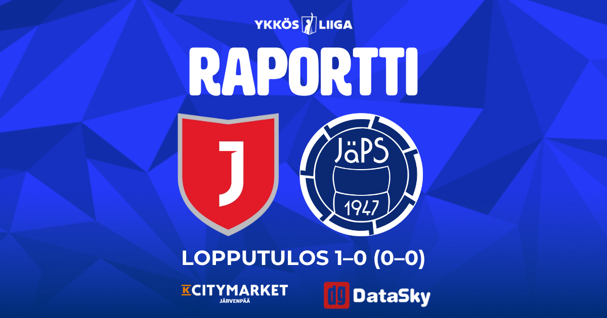 Raportti: Jippo – JäPS 1–0 (0–0)