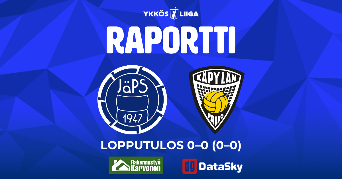 Raportti: JäPS – KäPa 0–0 (0–0)