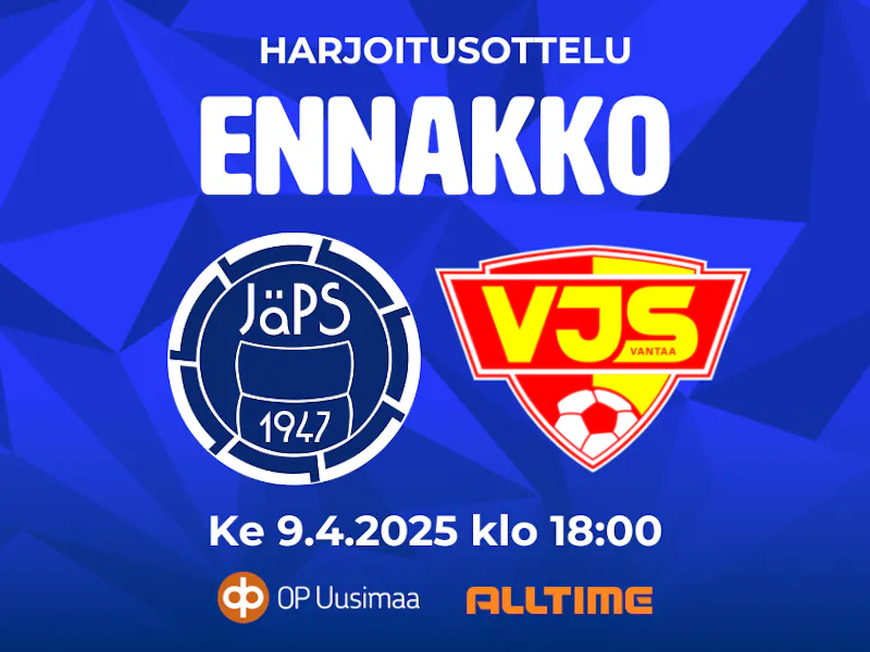 Ennakko: JäPS - VJS (Harjoitusottelu)