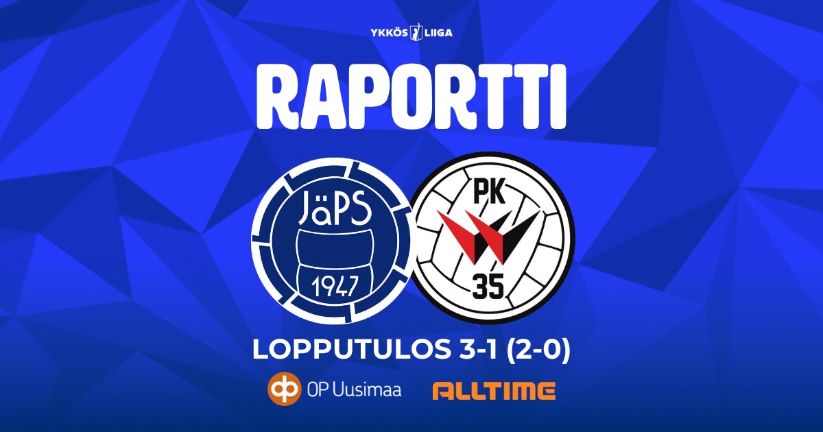 Raportti: JäPS 3-1 (2-0) PK-35