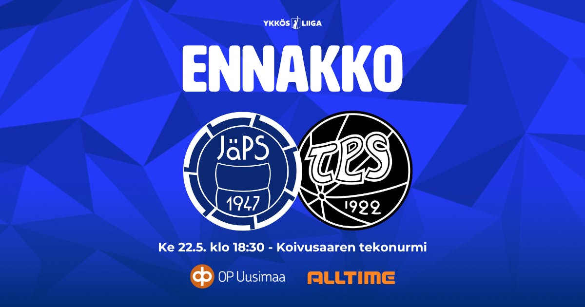 Ennakko: JäPS – TPS