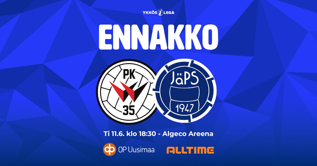 Ennakko: PK-35 - JäPS kesä