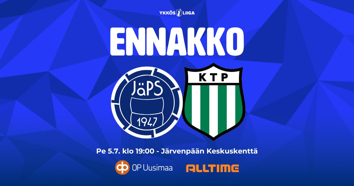 Ennakko: JäPS - KTP kesä