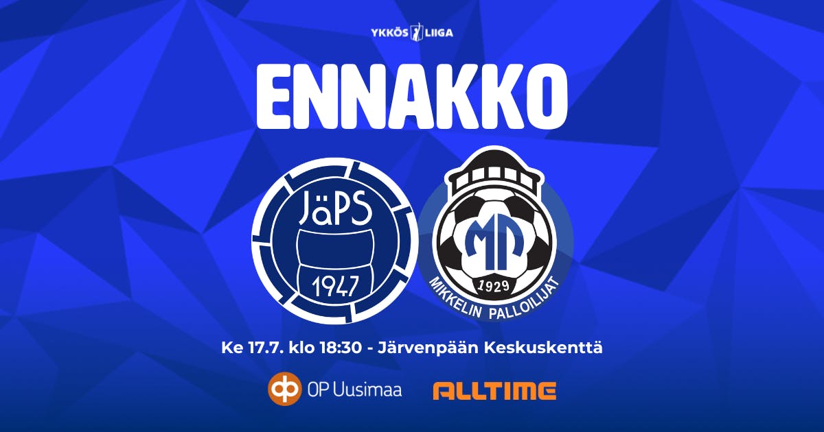 Ennakko: JäPS - MP