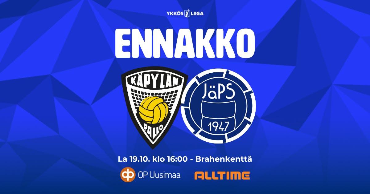 Ennakko: KäPa - JäPS syksy