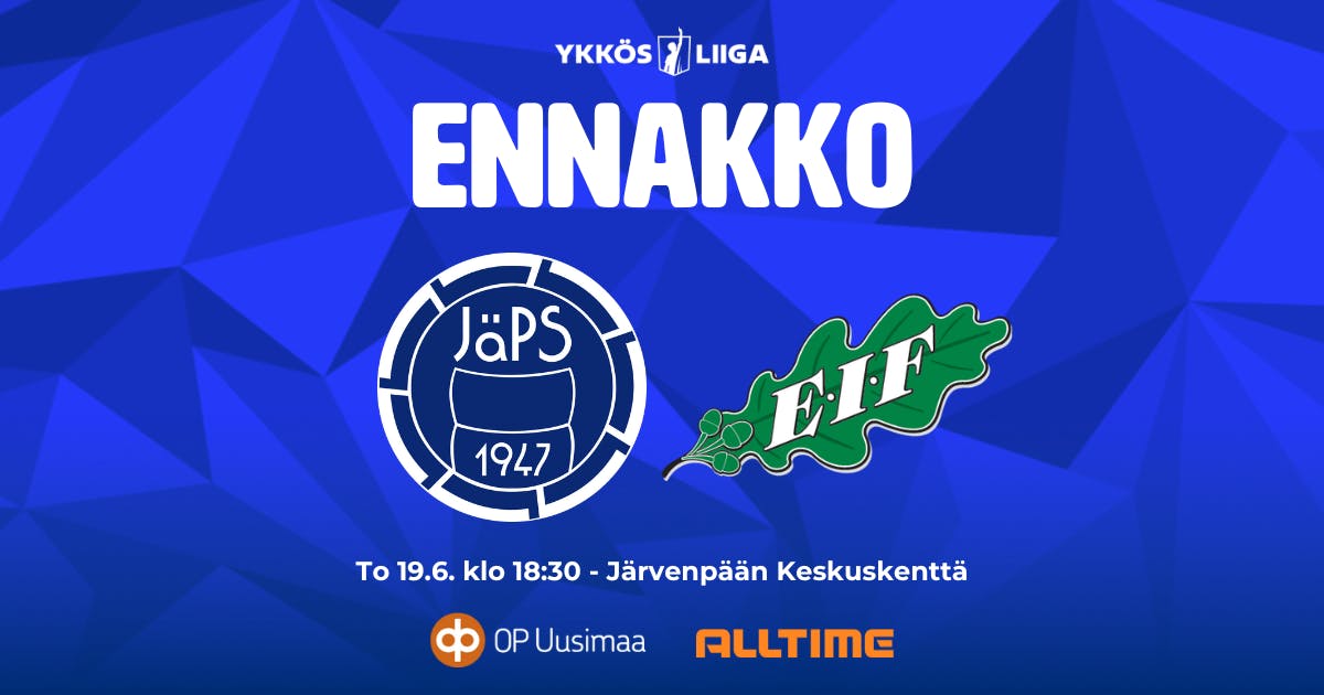 Ennakko: JäPS – EIF