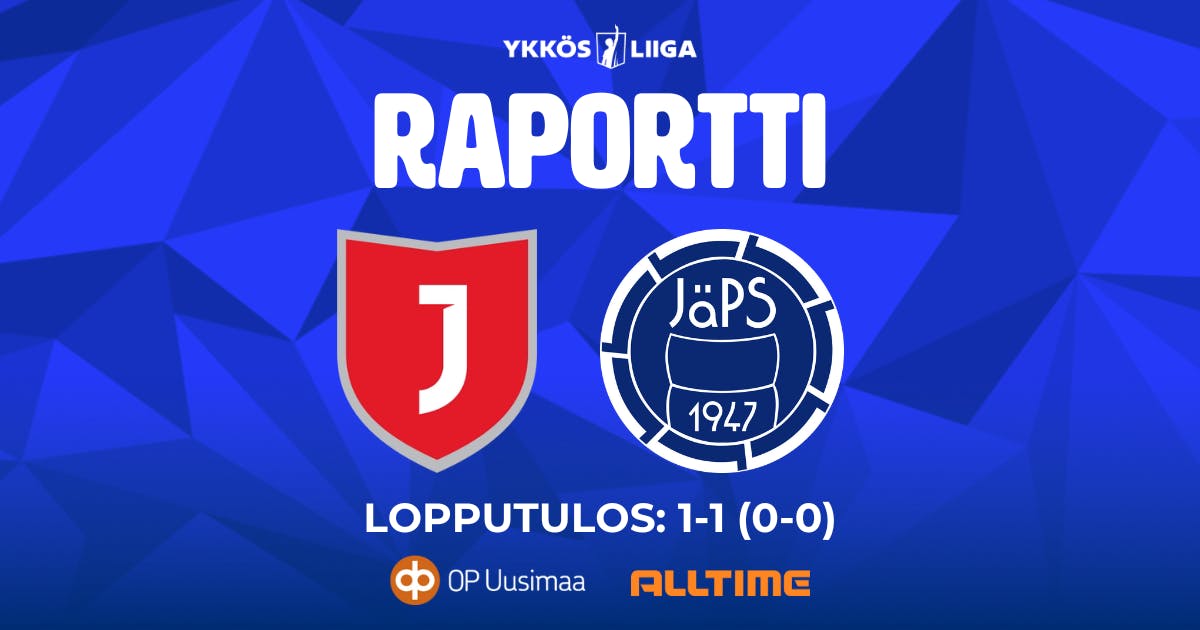 Raportti: Jippo – JäPS 1–1
