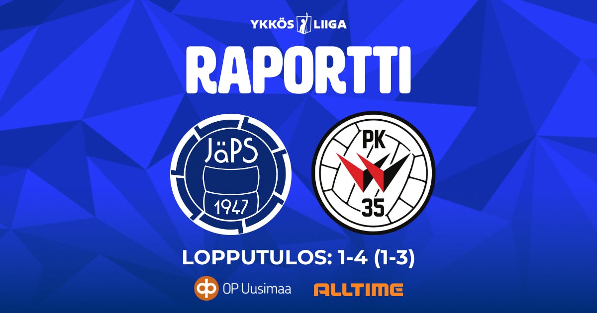 Raportti: JäPS – PK-35 1–4 (1–3)