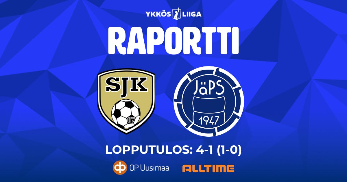 Raportti: SJK Akatemia – JäPS 4–1 (1–0)
