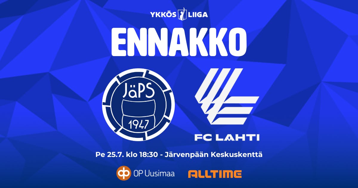 Ennakko: JäPS – FC Lahti