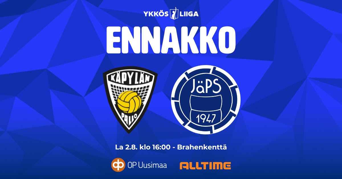 Ennakko: KäPa – JäPS