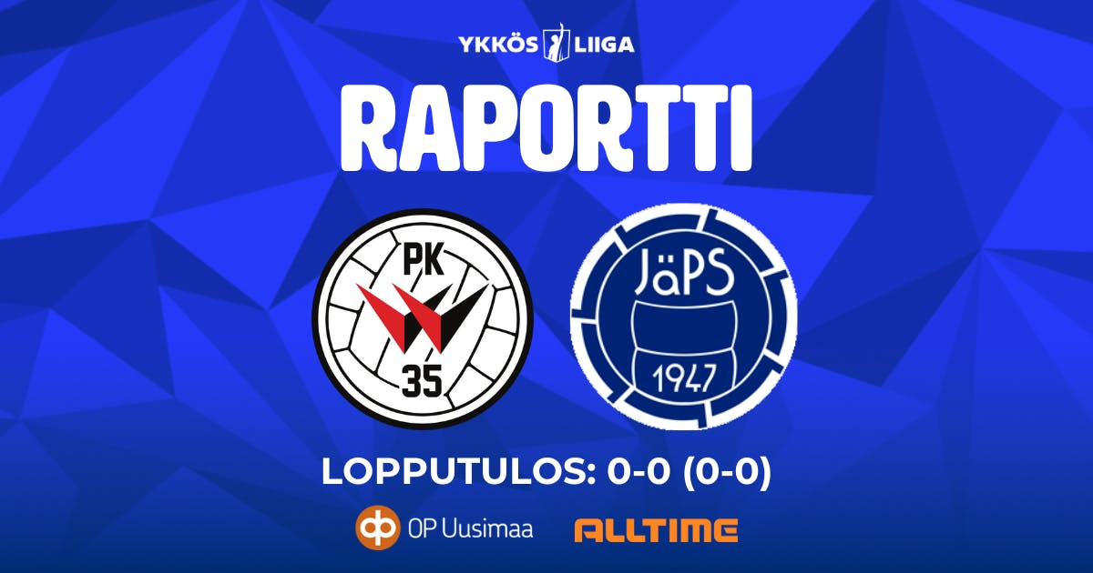 Raportti: PK-35 – JäPS 0–0 (0–0)