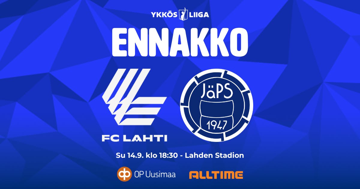 Ennakko: FC Lahti – JäPS