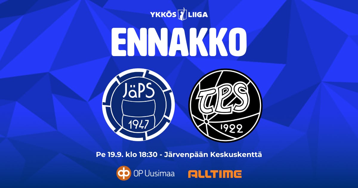 Ennakko: JäPS – TPS