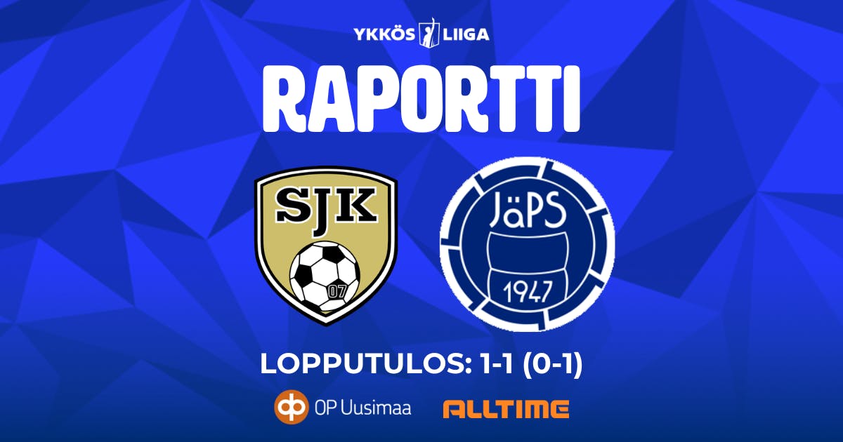 Raportti: SJK Akatemia – JäPS 1–1 (0–1)