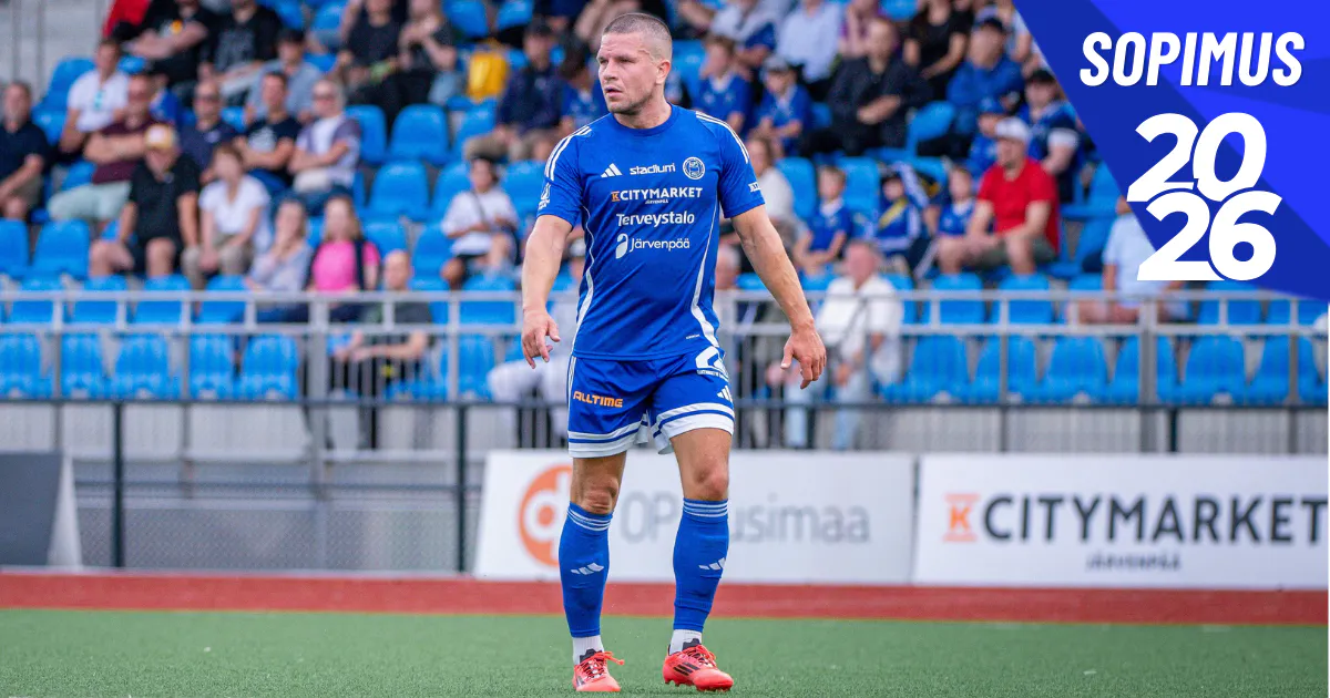 Aleksi Ristola jatkaa sinipaidoissa kaudella 2026!