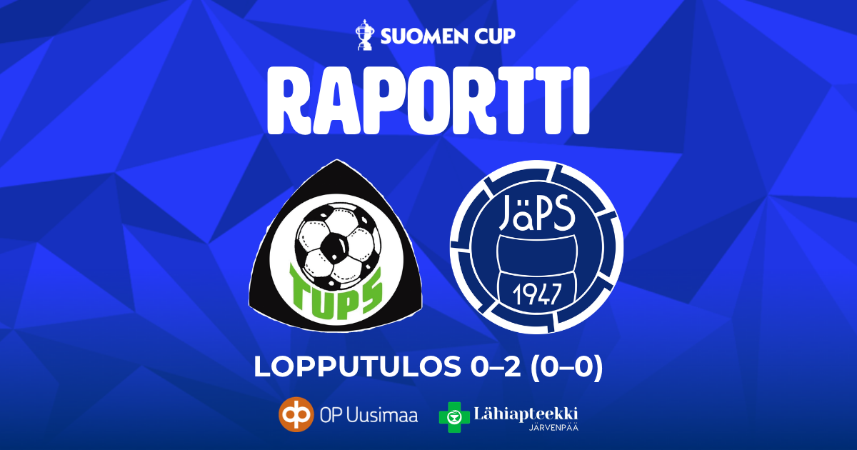 Raportti: TuPS – JäPS 0–2 (0–0)
