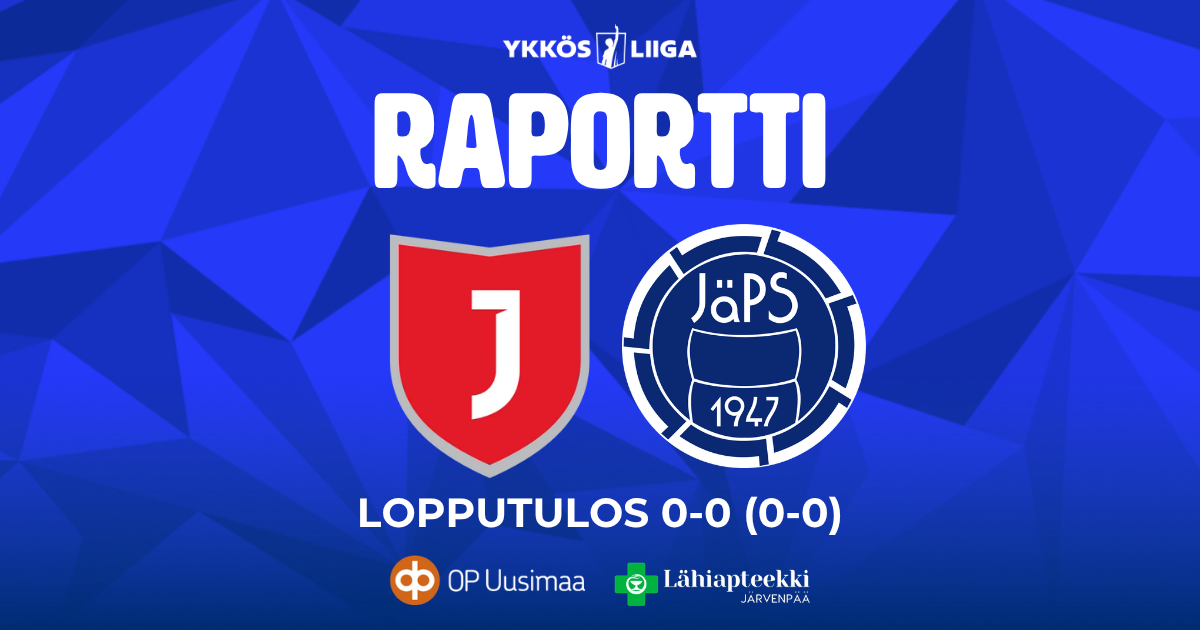 Raportti: Jippo – JäPS 0–0 (0–0)