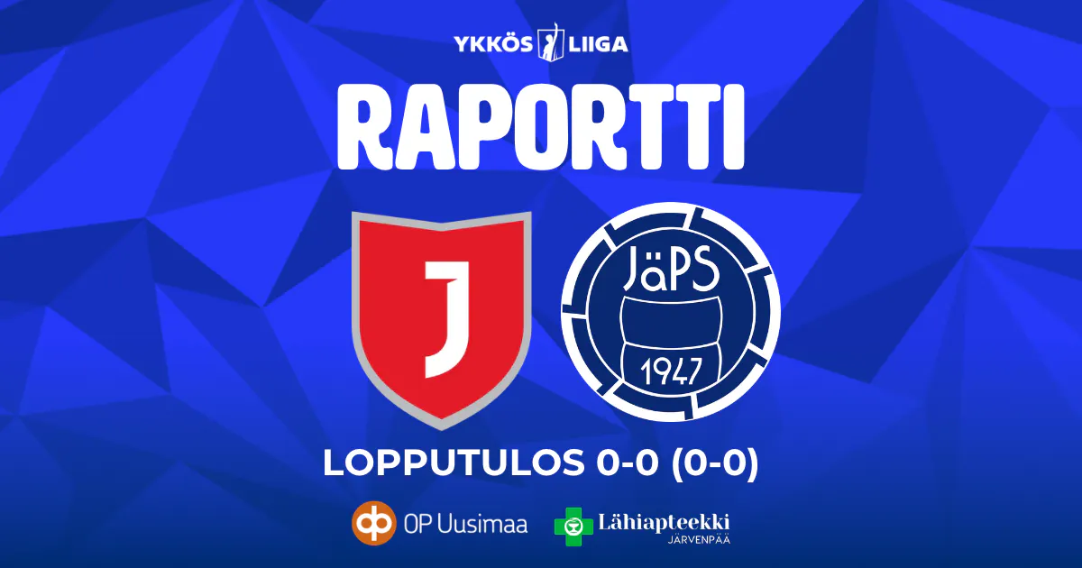 Raportti: Jippo – JäPS 0–0 (0–0)