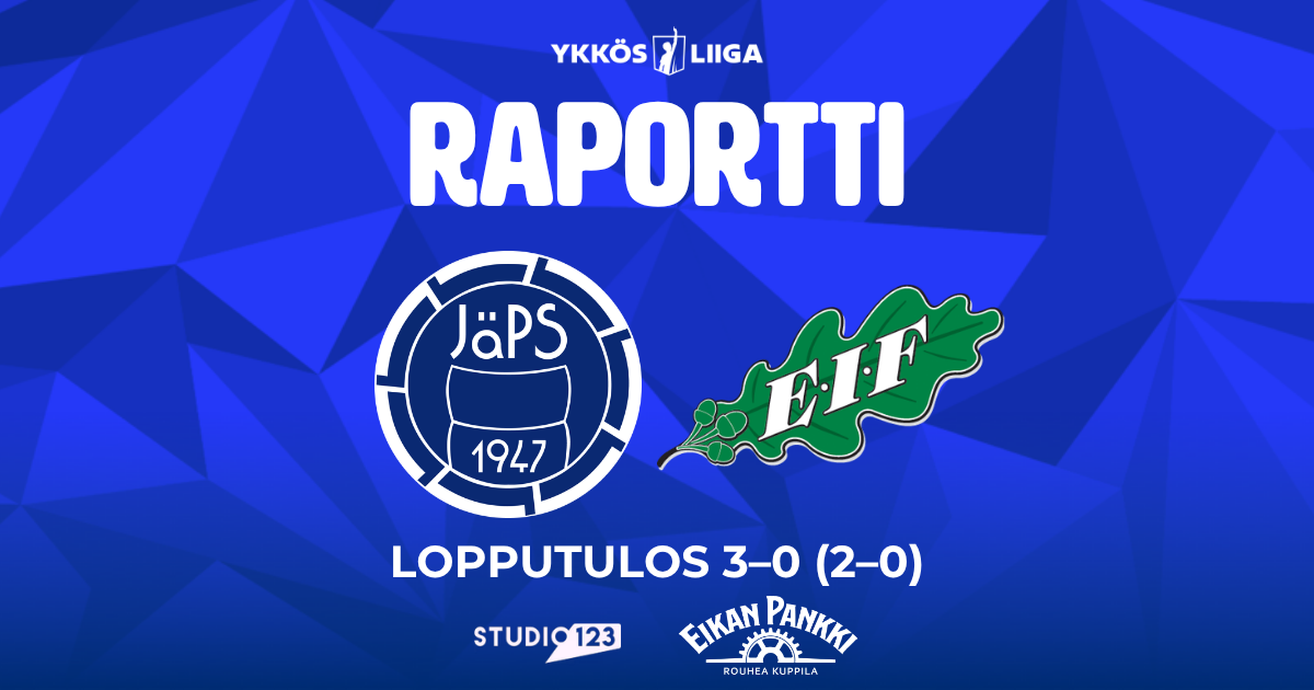 Raportti: JäPS – EIF 3–0 (2–0)