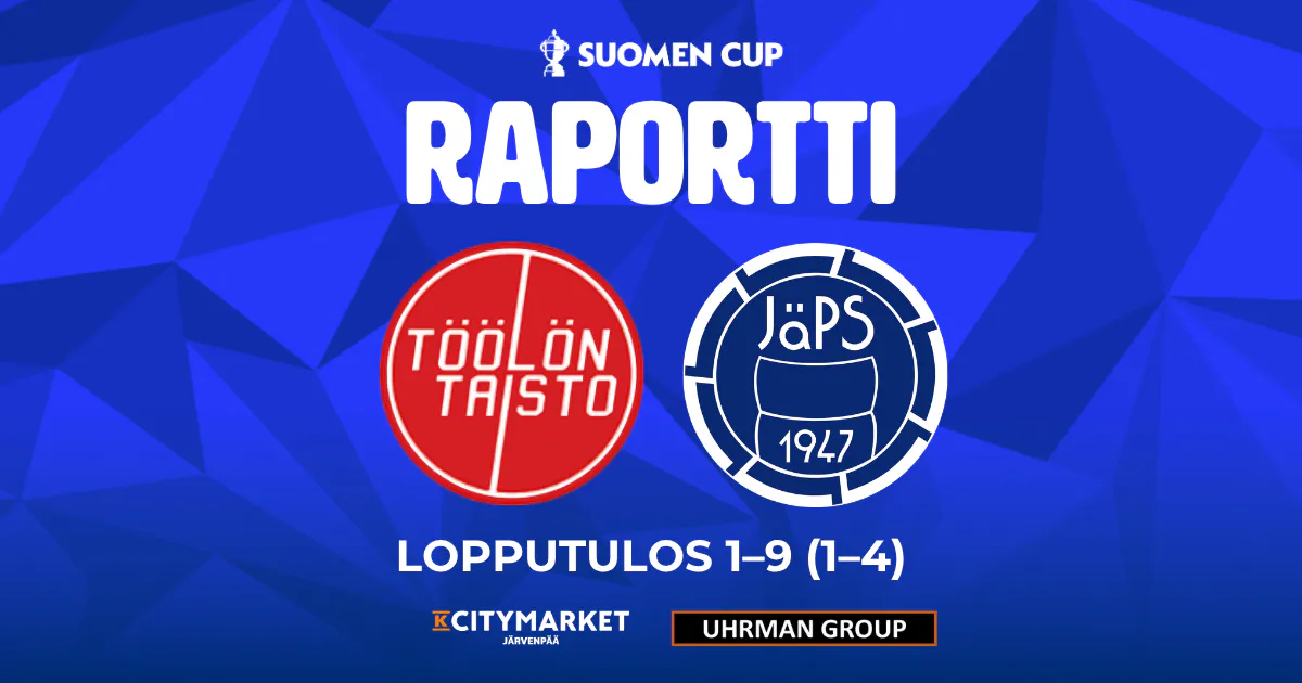 Raportti: Töölön Taisto – JäPS 1–9 (1–4)