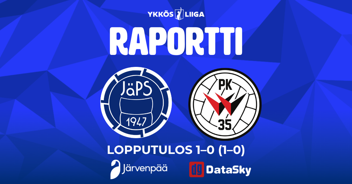 Raportti: JäPS – PK-35 1–0 (1–0)