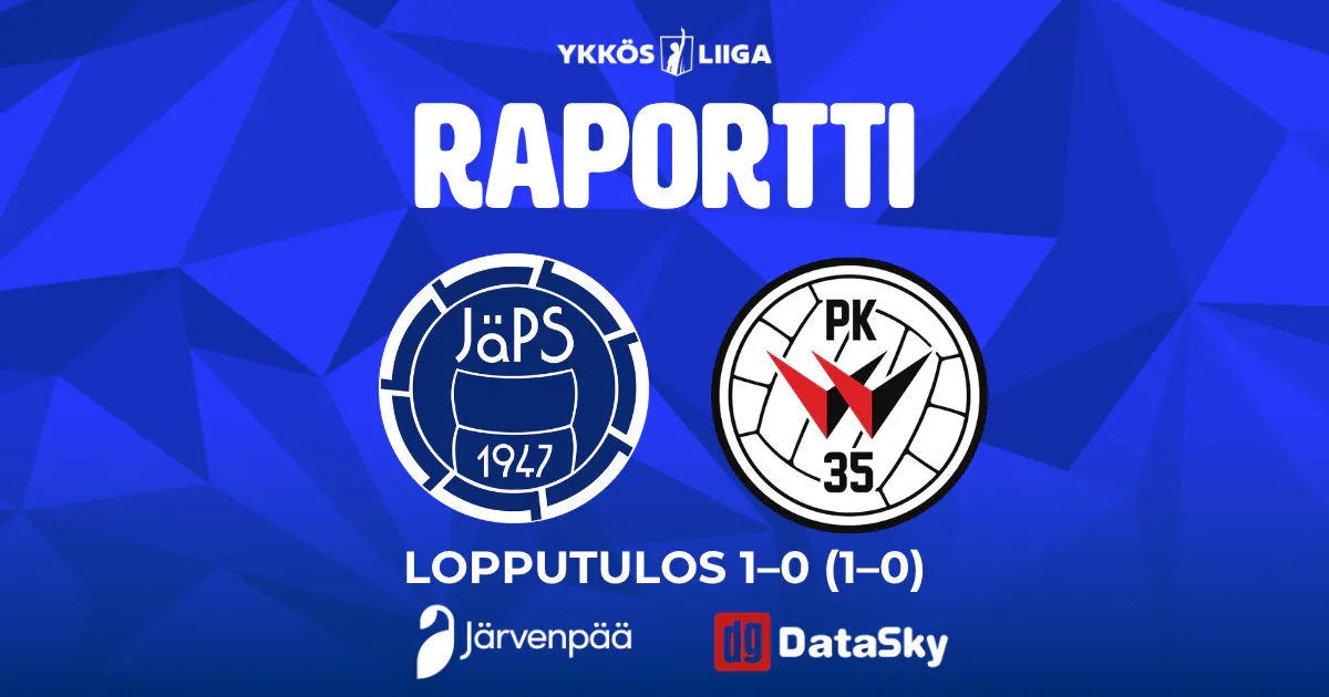 Raportti: JäPS – PK-35 1–0 (1–0)