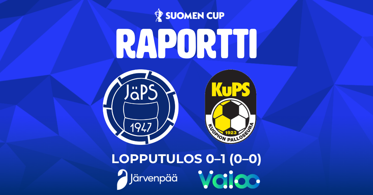 Raportti: JäPS – KuPS 0–1 (0–0)