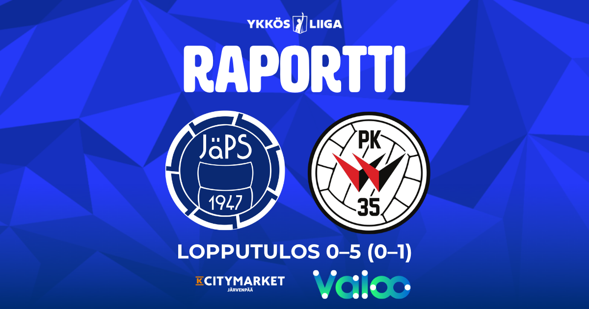 Raportti: JäPS – PK-35 0–5 (0–1)