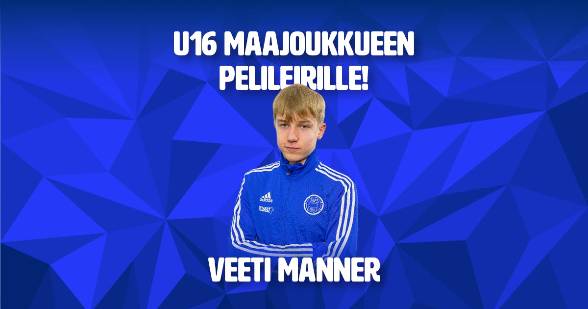 Veeti Manner valittu U16-poikien maajoukkueen pelileirille