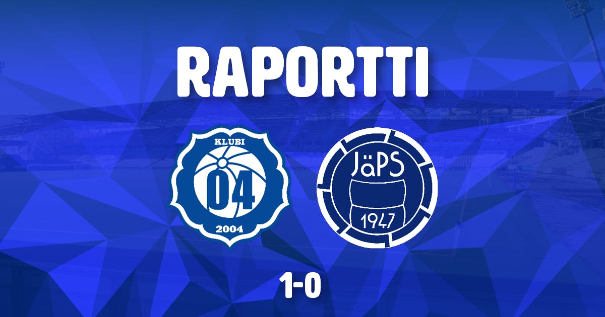 Raportti: Klubi 04 1-0 (0-0) JäPS