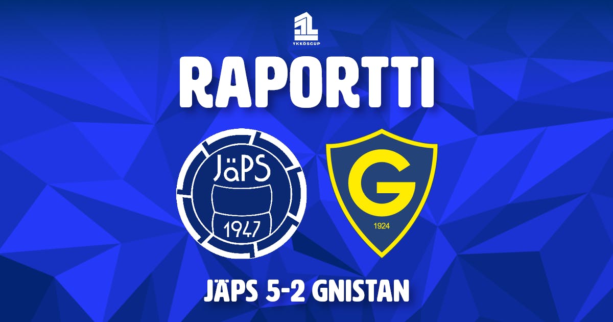 Raportti: JäPS 5–2 (0–2) Gnistan 