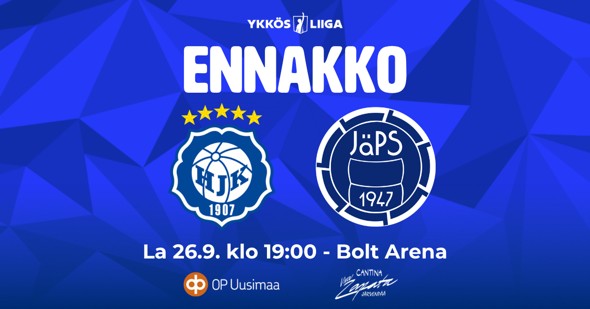 Ennakko: HJK Klubi 04 - JäPS