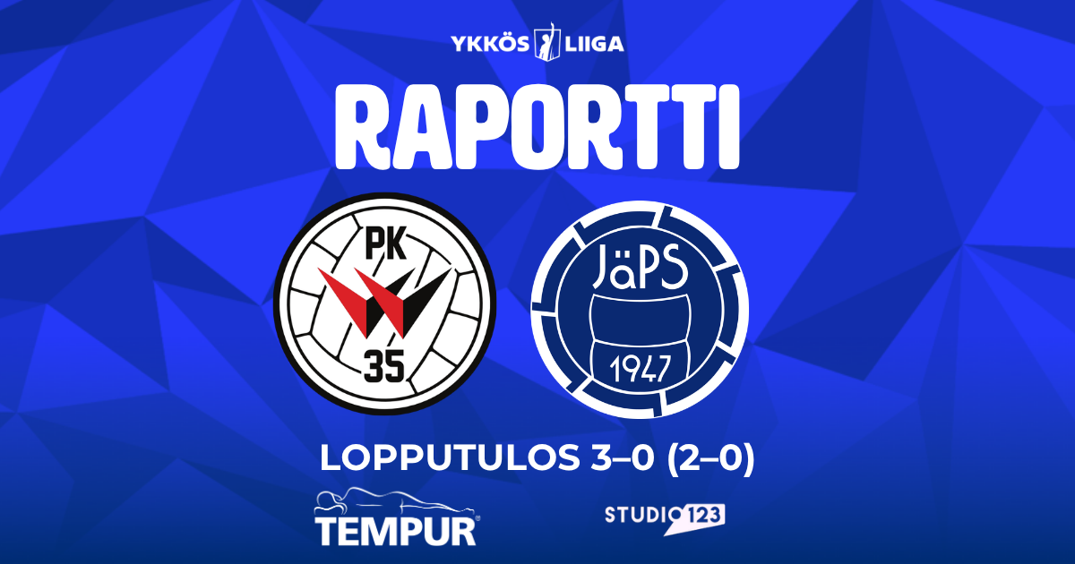 Raportti: PK-35 – JäPS 3–0 (2–0)