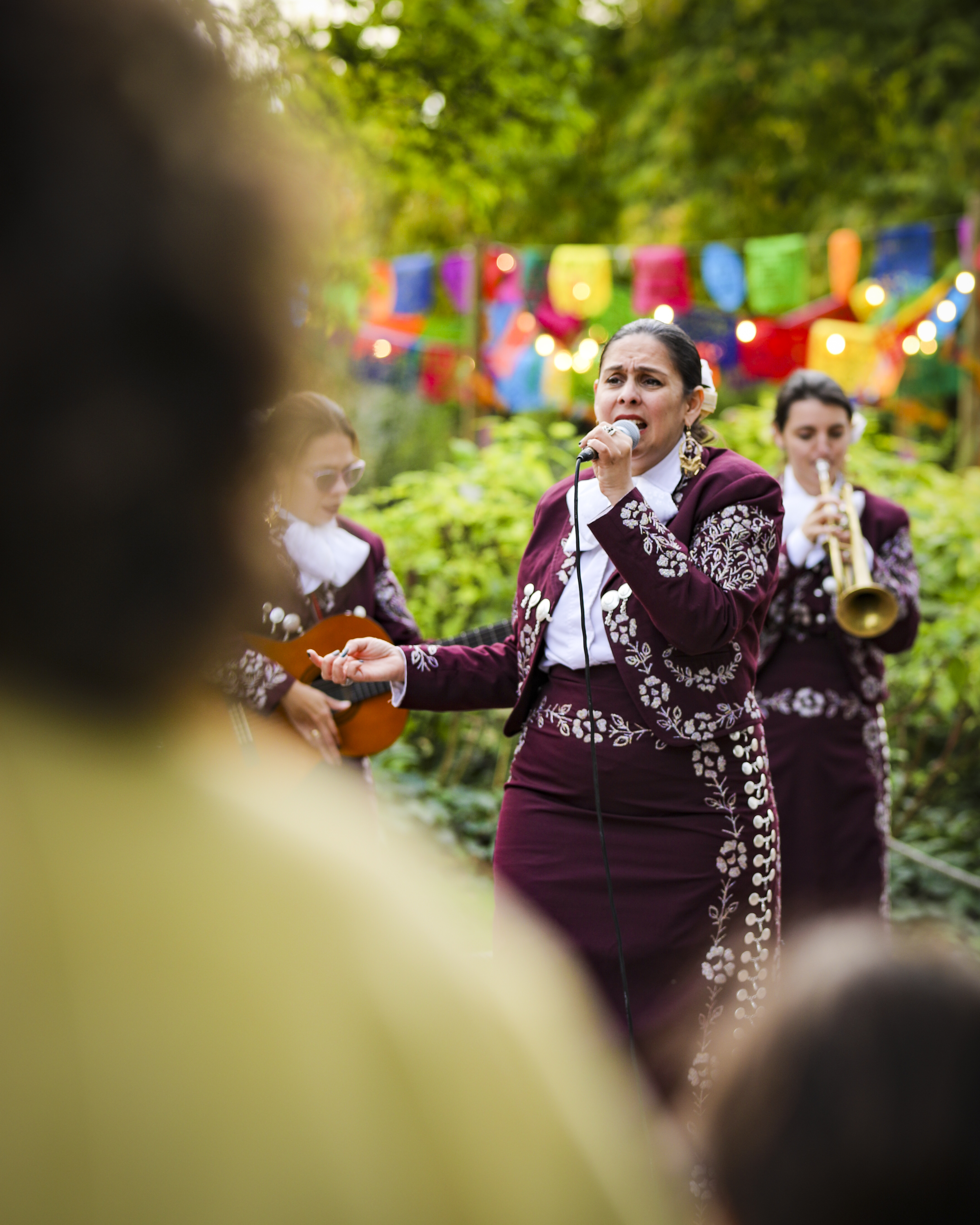 Décor fleuri du Día de los Muertos au Jardin d’Acclimatation