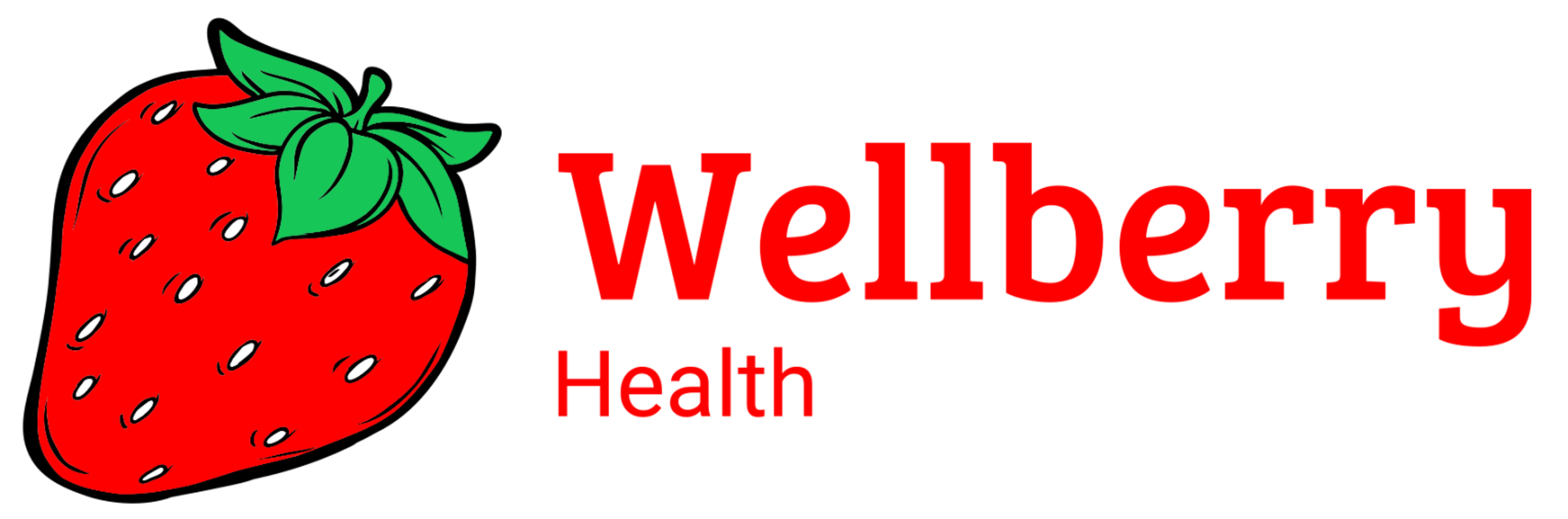 Wellberry Health Strawberry Logo
