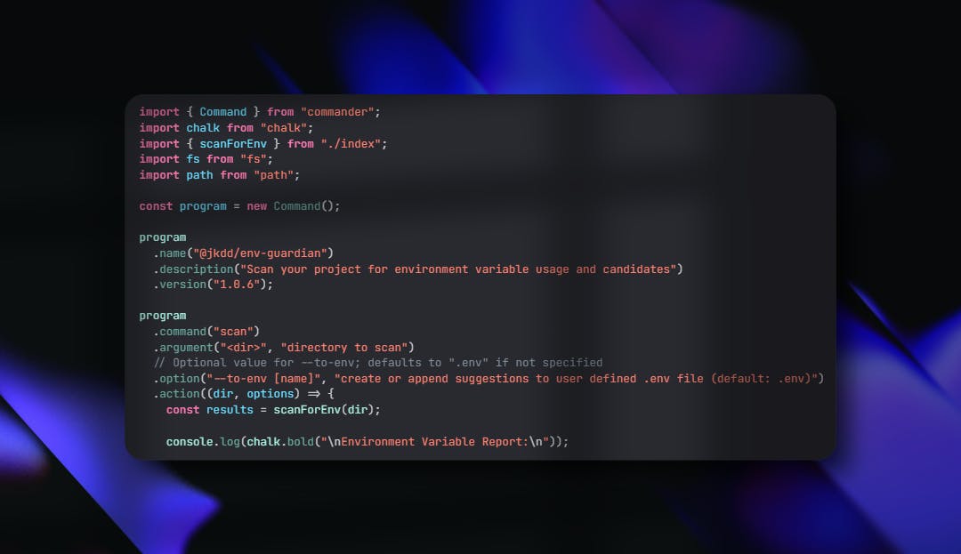 env-guardian code snippet
