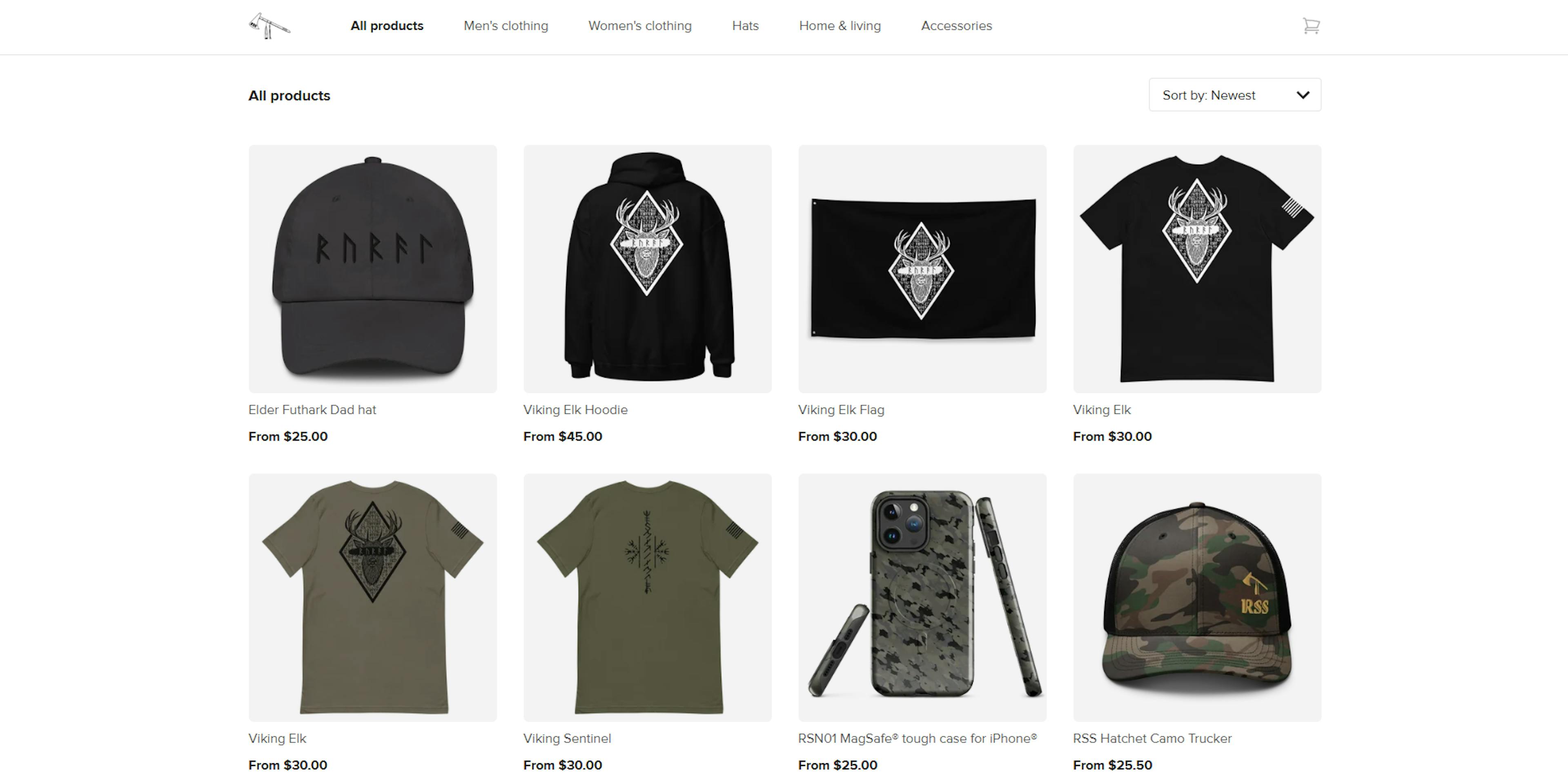 Rural Sentinel Supply website screenshot