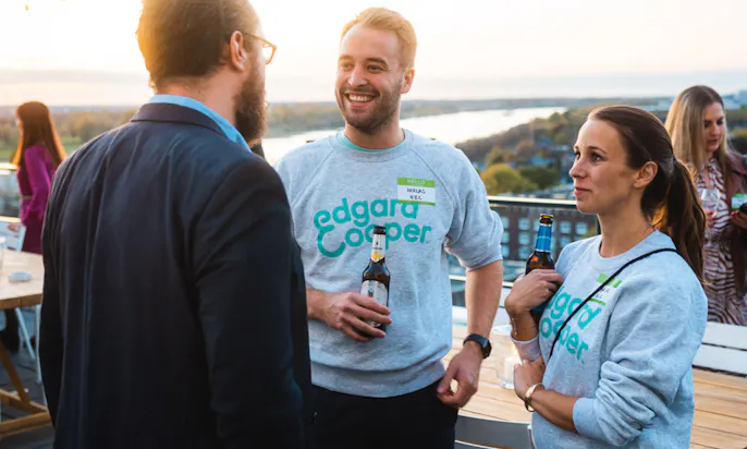Edgard & Cooper beim Fressnapf Innovation Awards in Düsseldorf in der Sturmfreien Bude 2022