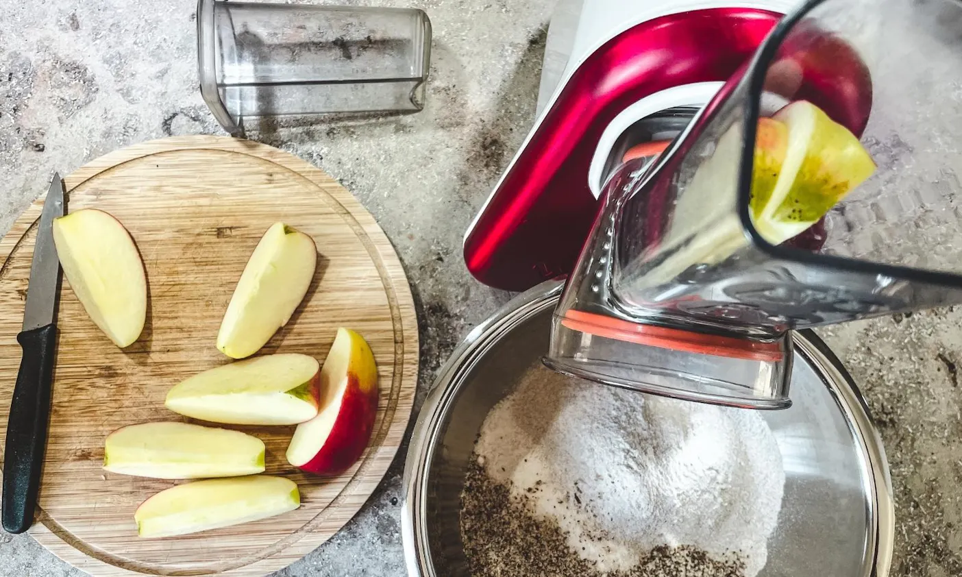 vegetarische Hundekekse mit Apfel