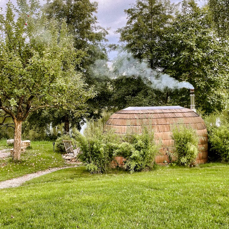Glamping im Iglucamping mit Hund in Bayern