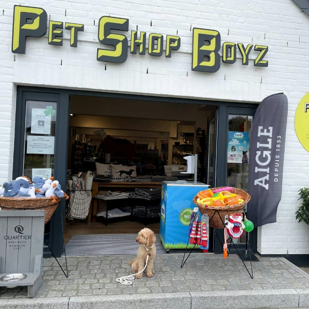 Hundeladen Pet Shop Boyz auf Sylt