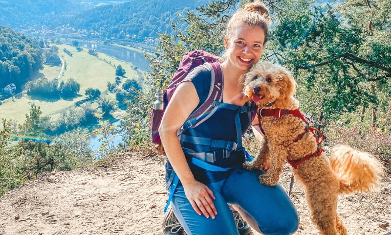 Malerweg mit Hund